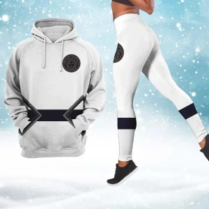 Premium Cropped Hoodie Leggings Set