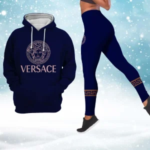Premium Cropped Hoodie Leggings Set