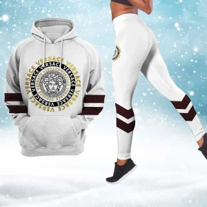Premium Cropped Hoodie Leggings Set