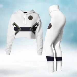 Premium Cropped Hoodie Leggings Set