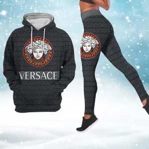 Premium Cropped Hoodie Leggings Set