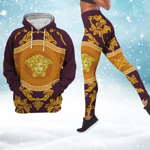 Premium Cropped Hoodie Leggings Set