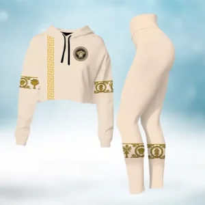 Premium Cropped Hoodie Leggings Set