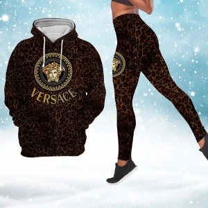Premium Cropped Hoodie Leggings Set