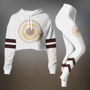 Premium Cropped Hoodie Leggings Set