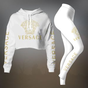 Premium Cropped Hoodie Leggings Set