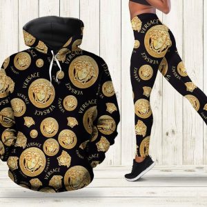 Premium Cropped Hoodie Leggings Set