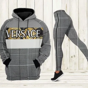 Premium Cropped Hoodie Leggings Set