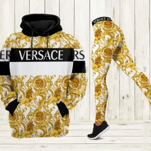Premium Cropped Hoodie Leggings Set