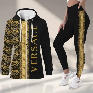 Premium Cropped Hoodie Leggings Set