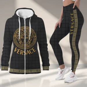 Premium Cropped Hoodie Leggings Set