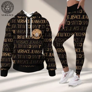 Premium Cropped Hoodie Leggings Set