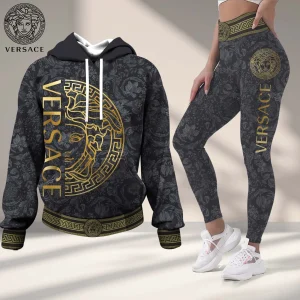 Premium Cropped Hoodie Leggings Set