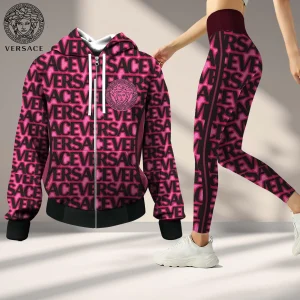 Premium Cropped Hoodie Leggings Set