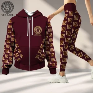 Premium Cropped Hoodie Leggings Set