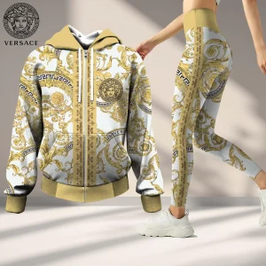 Premium Cropped Hoodie Leggings Set