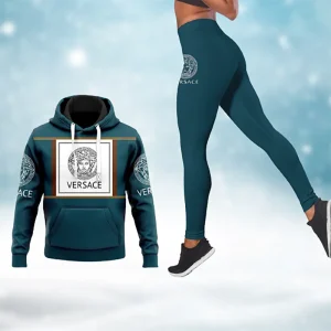 Premium Cropped Hoodie Leggings Set